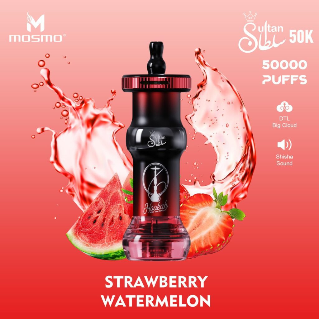 MOSMO Sultan 50,000 Puffs Disposable Vape 3mg Hookah in Dubai