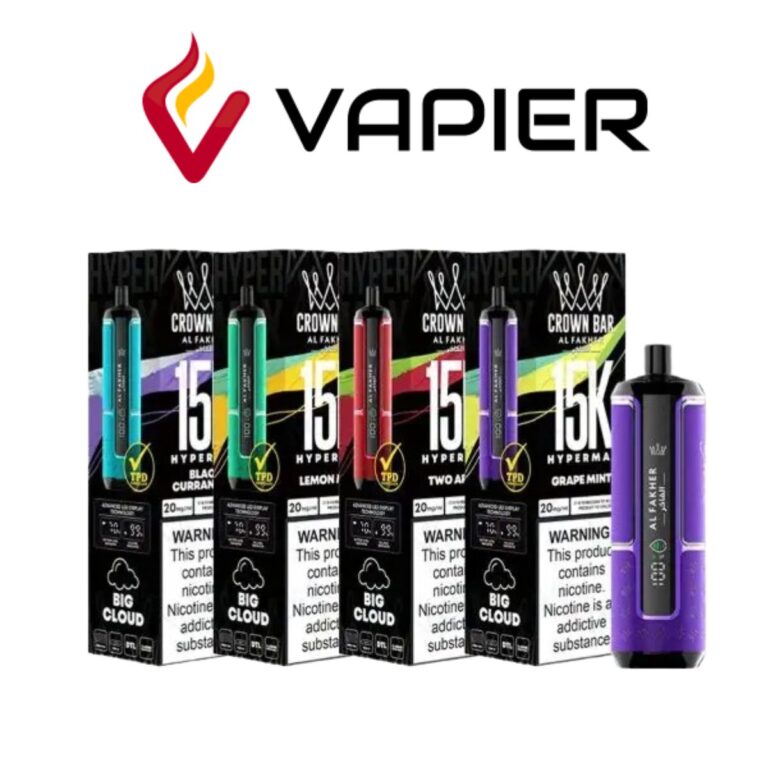 Al Fakher Crown Bar 15K Disposable Vape – 15000 Puffs, Boost Mode, Shisha Flavor