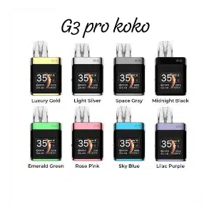 G3 Pro Koko Device sleek vape kit available in Dubai with long battery life and modern design